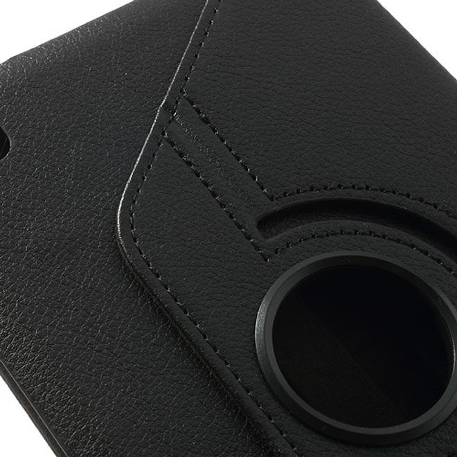 Samsung Galaxy Tab Pro 8.4 Leder Case mit Litchimuster - schwarz