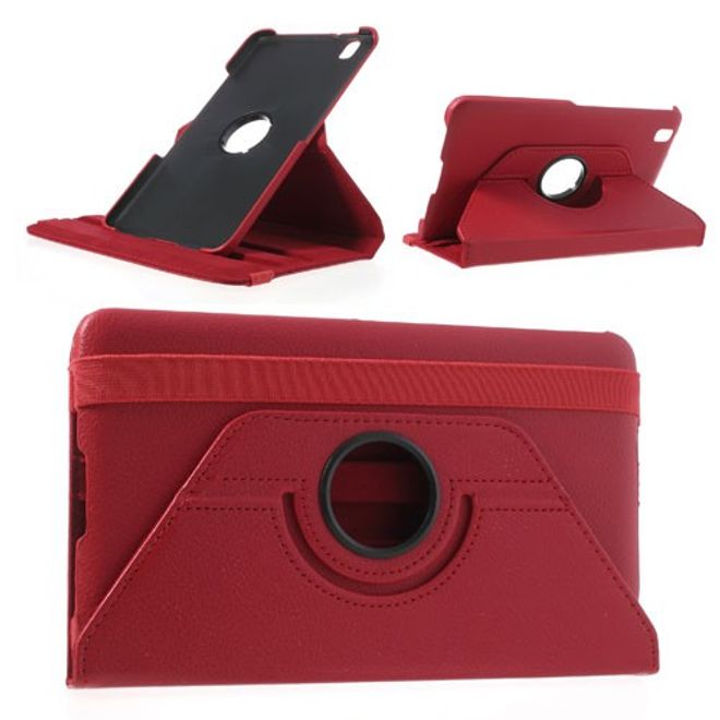 Samsung Galaxy Tab Pro 8.4 Leder Case mit Litchimuster - rot