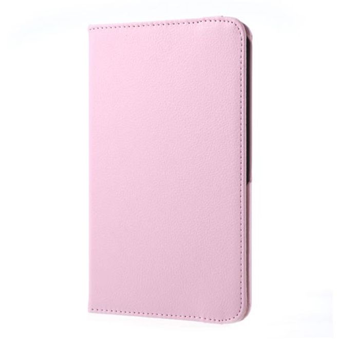Samsung Galaxy Tab Pro 8.4 Leder Case mit Litchimuster - pink