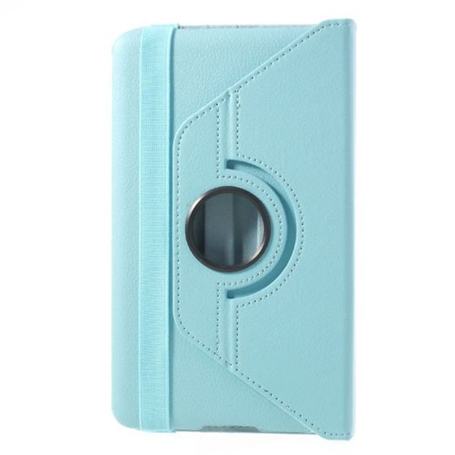 Samsung Galaxy Tab Pro 8.4 Leder Case mit Litchimuster - hellblau