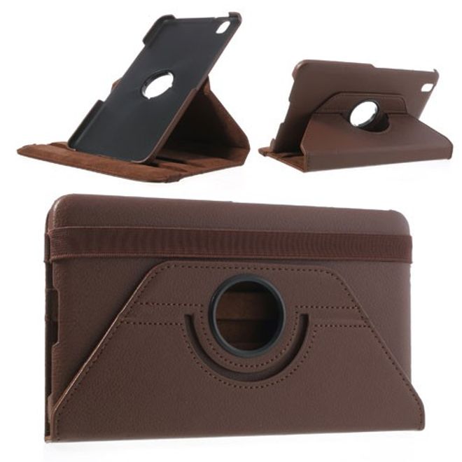 Samsung Galaxy Tab Pro 8.4 Leder Case mit Litchimuster - braun