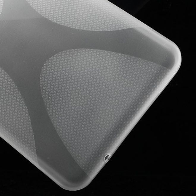 Samsung Galaxy Tab 3 7.0 Lite Elastisches Plastik Case X-Shape - transparent