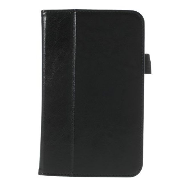 Samsung Galaxy Tab 3 7.0 Lite Crazy Horse Leder Case mit Standfunktion - schwarz