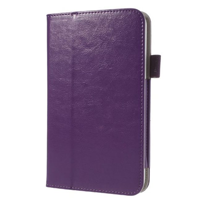 Samsung Galaxy Tab 3 7.0 Lite Crazy Horse Leder Case mit Standfunktion - purpur