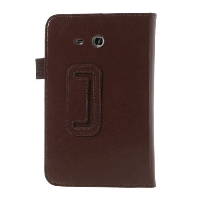 Samsung Galaxy Tab 3 7.0 Lite Crazy Horse Leder Case mit Standfunktion - braun