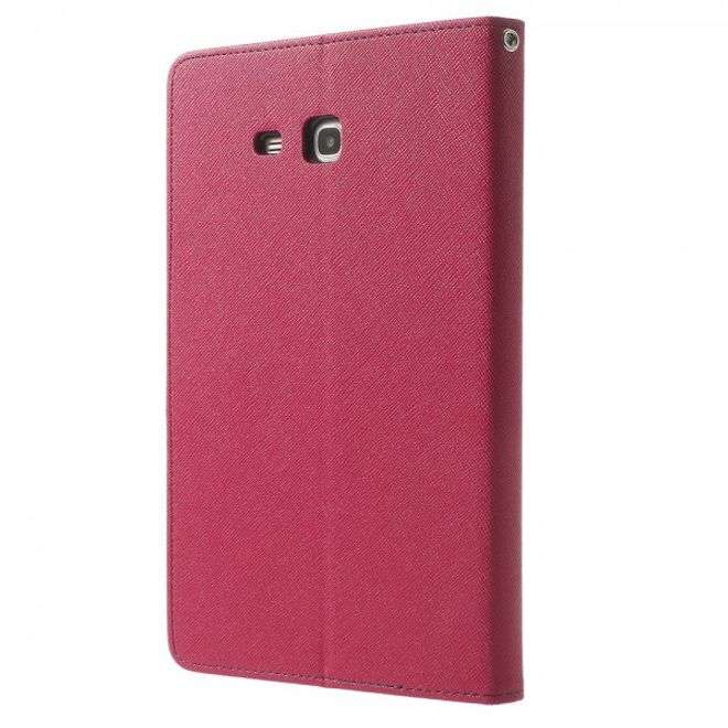 Goospery - Samsung Galaxy Tab 3 7.0 Lite Hülle - Tablet Bookcover - Fancy Diary Series - pink/navy