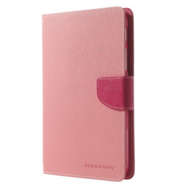 Goospery - Samsung Galaxy Tab 3 7.0 Lite Hülle - Tablet Bookcover - Fancy Diary Series - rosa/pink