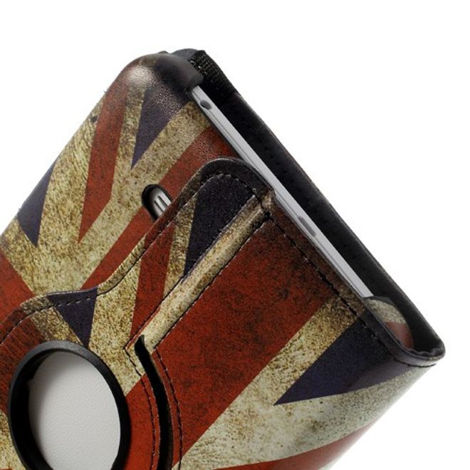 Samsung Galaxy Tab 3 7.0 Lite Leder Case mit Union Jack Flagge retro-style