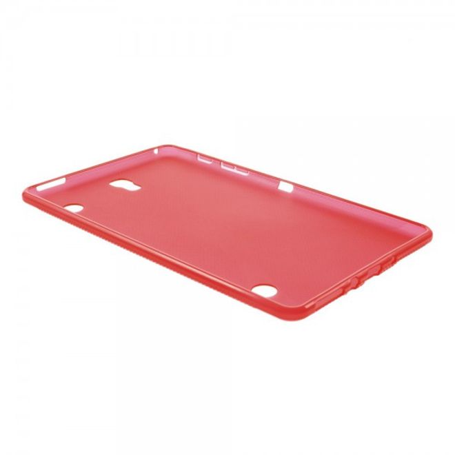 Samsung Galaxy Tab S 8.4 (T700/T701/T705) Elastisches Plastik Case X-Shape - rot