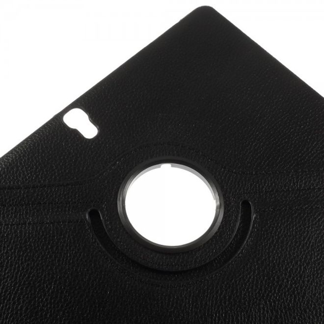 Samsung Galaxy Tab S 10.5 Hülle - 360° rotierbares Case aus Leder - schwarz