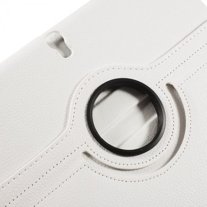 Samsung Galaxy Tab S 10.5 Hülle - 360° rotierbares Case aus Leder - weiss