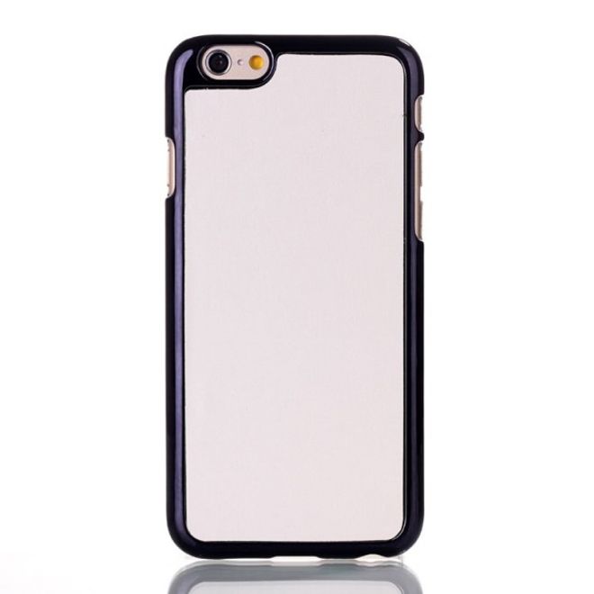 iPhone 6/6S Leather-Covered Hard Plastic Case - White