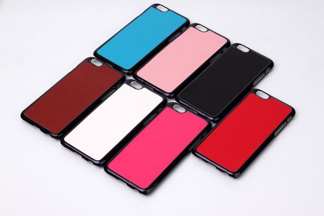 iPhone 6/6S Leather-Covered Hard Plastic Case - Brown