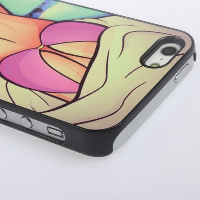 iPhone SE/5S/5 Hart Plastik Case mit Girl in rosanem Bikini