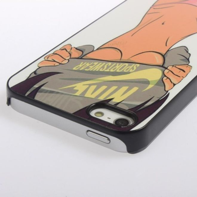 iPhone SE/5S/5 Hard Plastic Case with Sexy Girl in Sportswear