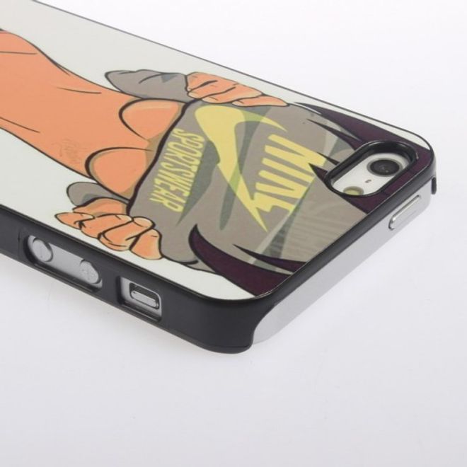 iPhone SE/5S/5 Hard Plastic Case with Sexy Girl in Sportswear