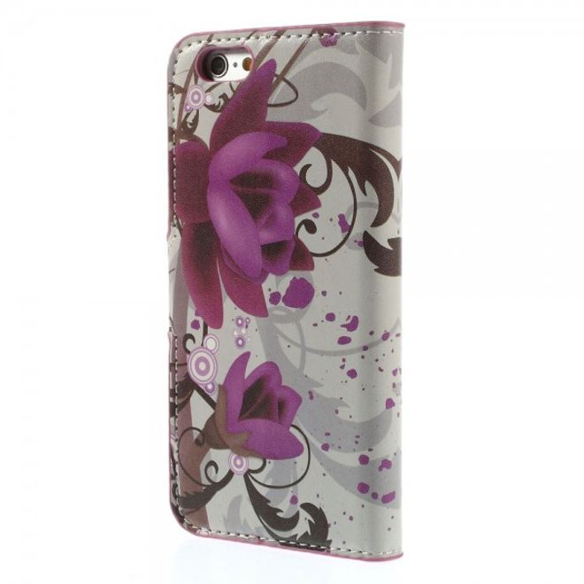 iPhone 6/6S Leather Case with Lotus Flowers