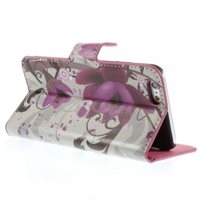 iPhone 6/6S Leather Case with Lotus Flowers