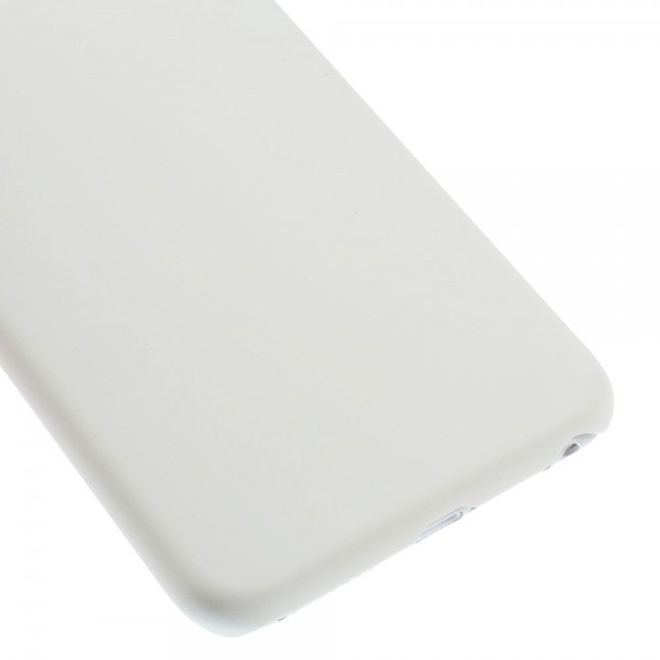 Coque rigide en plastique caoutchouté blanche pour iPhone 6 Plus/6S Plus