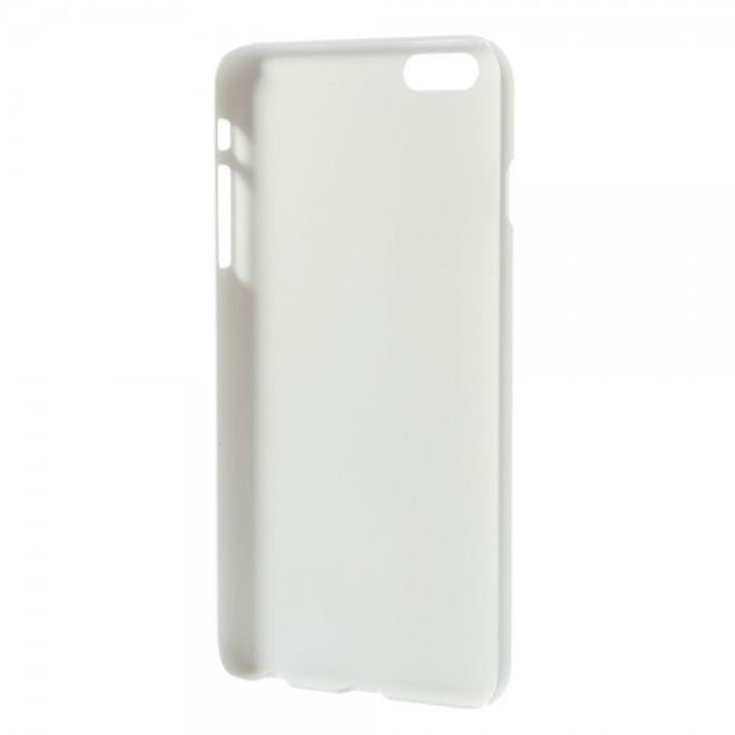 Coque rigide en plastique caoutchouté blanche pour iPhone 6 Plus/6S Plus