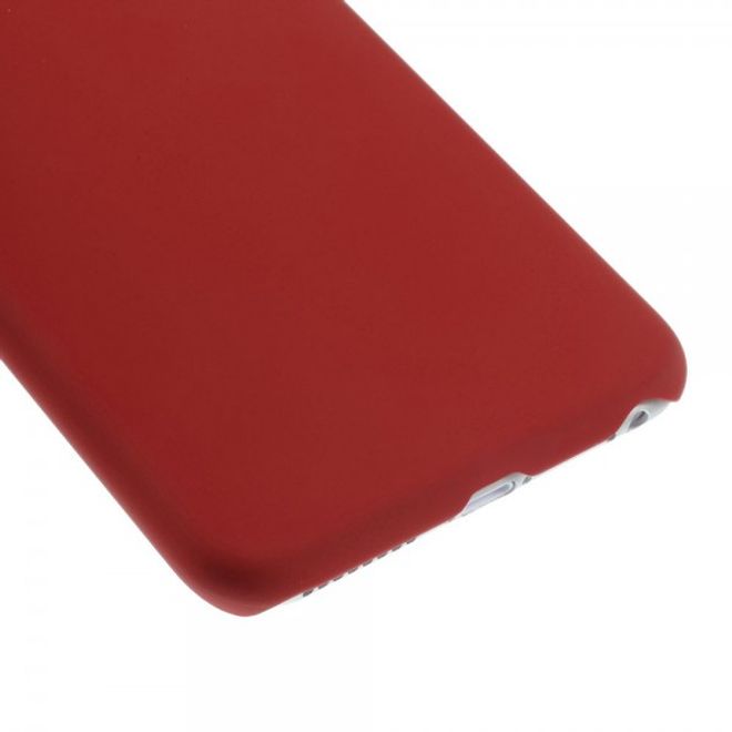 iPhone 6 Plus/6S Plus Rubberized Hard Plastic Case - Red