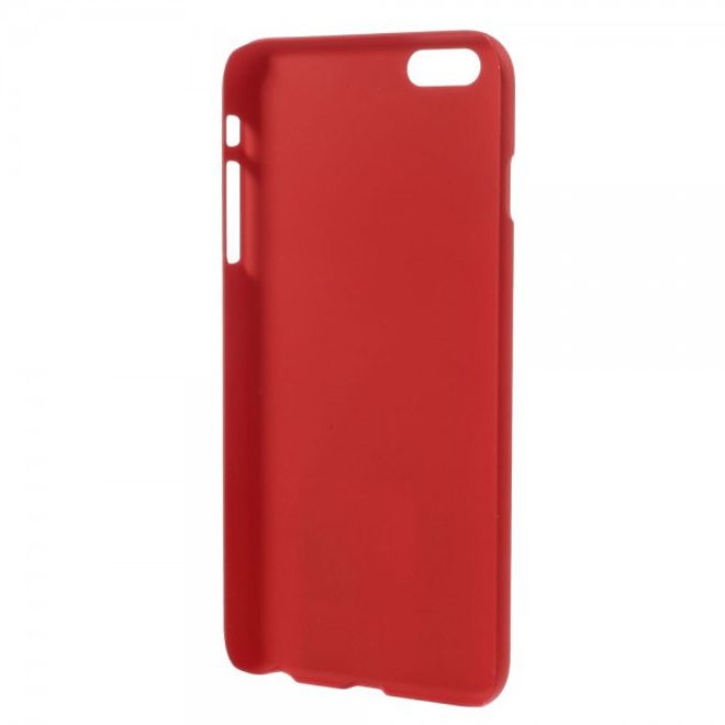 iPhone 6 Plus/6S Plus Rubberized Hard Plastic Case - Red
