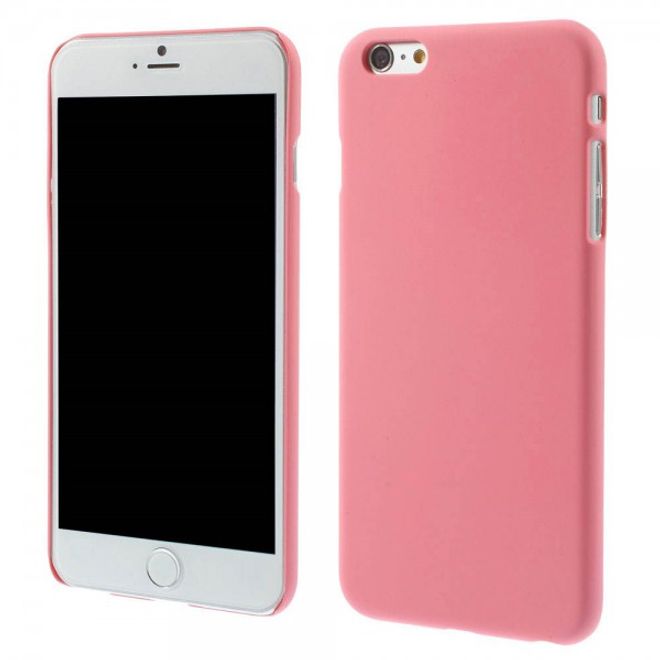iPhone 6 Plus/6S Plus Rubberized Hard Plastic Case - Pink