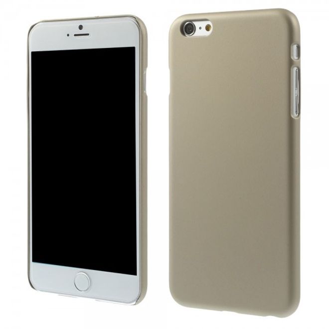 iPhone 6 Plus/6S Plus Rubberized Hard Plastic Case - Champagne