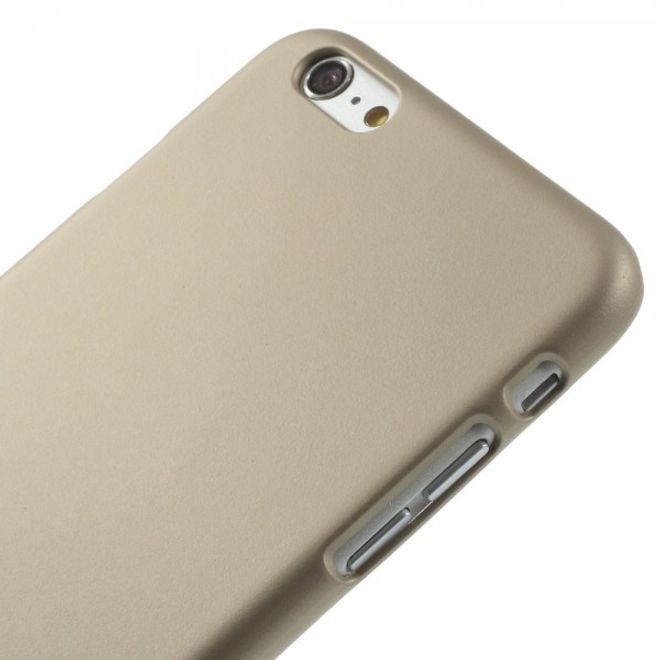 iPhone 6 Plus/6S Plus Rubberized Hard Plastic Case - Champagne