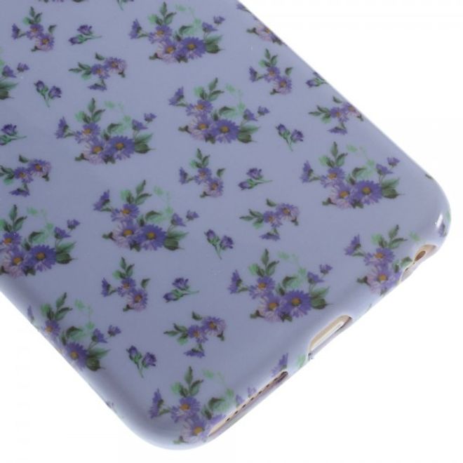 iPhone 6 Plus/6S Plus Elastic Plastic Case with Daisies