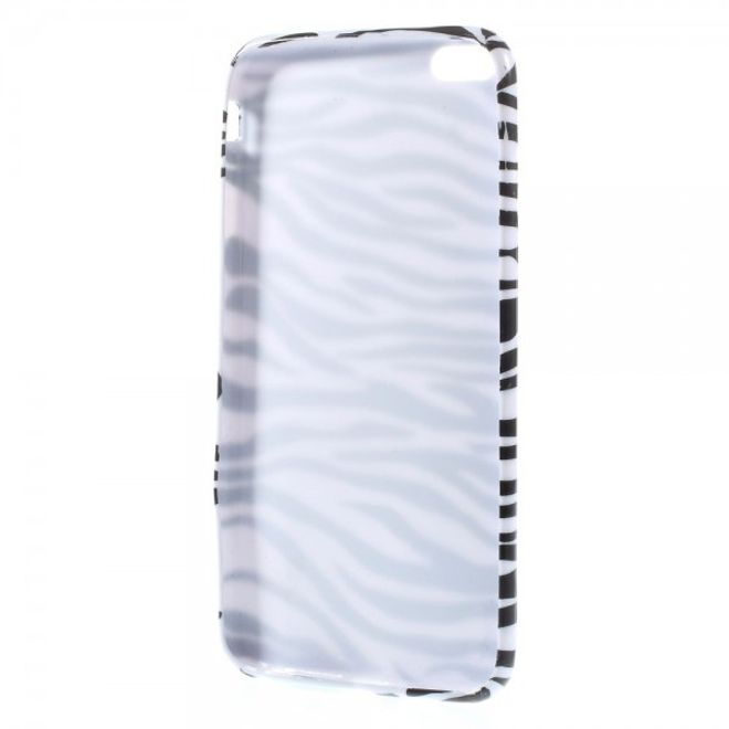 iPhone 6 Plus/6S Plus Elastic Plastic Case with Zebra Pattern