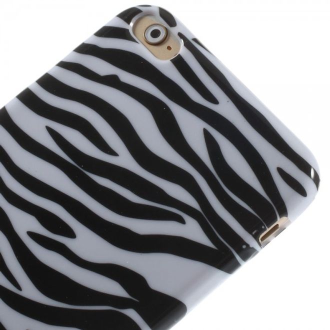 iPhone 6 Plus/6S Plus Elastic Plastic Case with Zebra Pattern