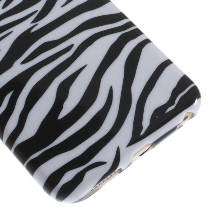 iPhone 6 Plus/6S Plus Elastic Plastic Case with Zebra Pattern