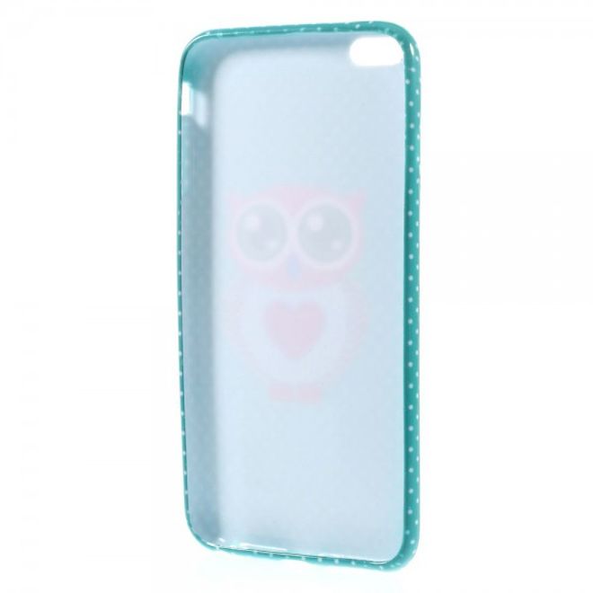 iPhone 6 Plus/6S Plus Elastic Plastic Case with Loving Owl