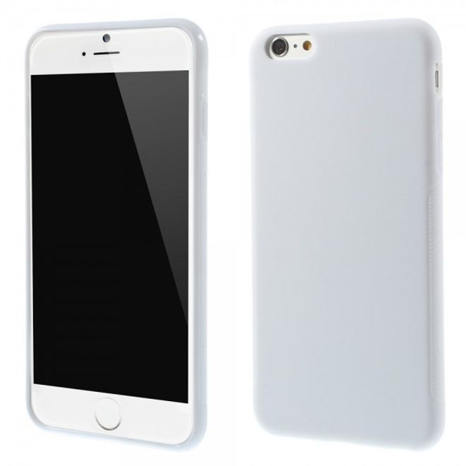 iPhone 6 Plus/6S Plus Elastic Anti-Slip Plastic Case - White
