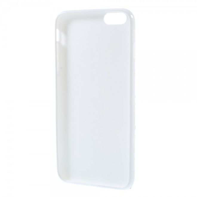 iPhone 6 Plus/6S Plus Elastic Anti-Slip Plastic Case - White