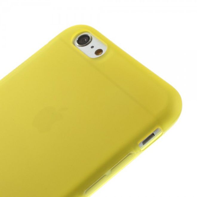 iPhone 6 Plus/6S Plus Elastic Anti-Slip Plastic Case - Yellow