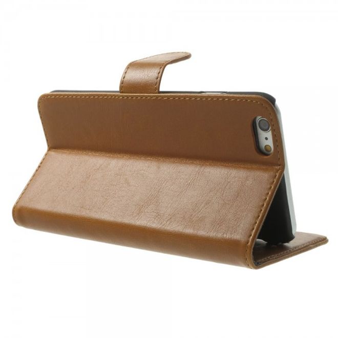 iPhone 6 Plus/6S Plus Leder Case retro-style - braun