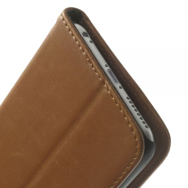 iPhone 6 Plus/6S Plus Leder Case retro-style - braun
