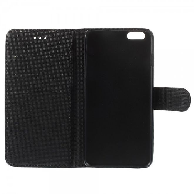 iPhone 6 Plus/6S Plus Matte Leather Case with Stand Function - Grey