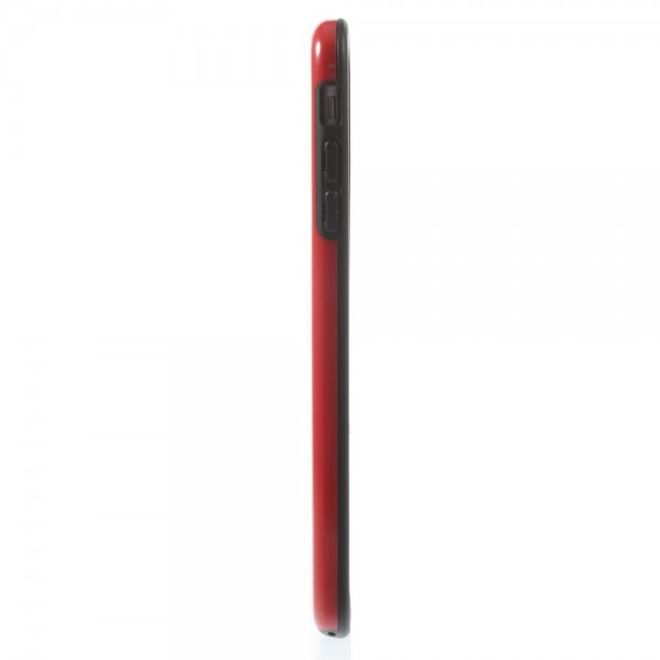 iPhone 6 Plus/6S Plus Elastic Plastic Bumper - Red