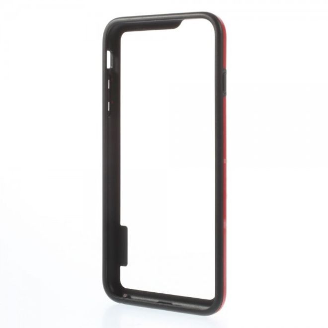 iPhone 6 Plus/6S Plus Elastic Plastic Bumper - Red