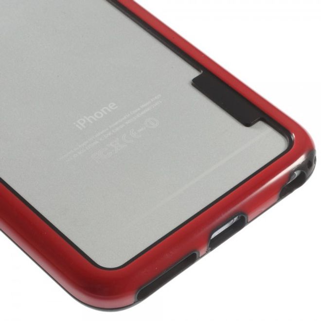iPhone 6 Plus/6S Plus Elastic Plastic Bumper - Red