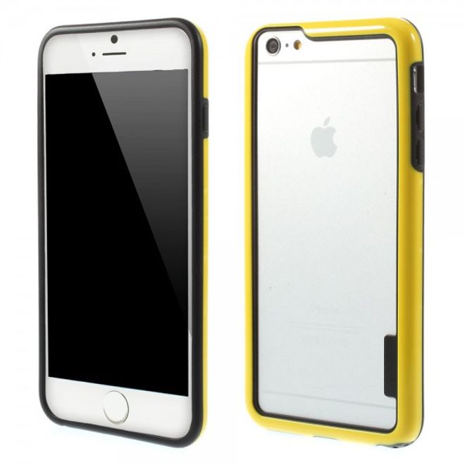 iPhone 6 Plus/6S Plus Elastic Plastic Bumper - Yellow
