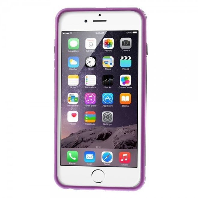 iPhone 6 Plus/6S Plus Schlichter, elastischer Plastik Bumper - purpur