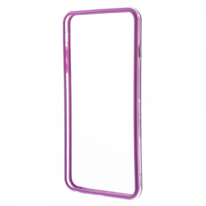iPhone 6 Plus/6S Plus Schlichter, elastischer Plastik Bumper - purpur