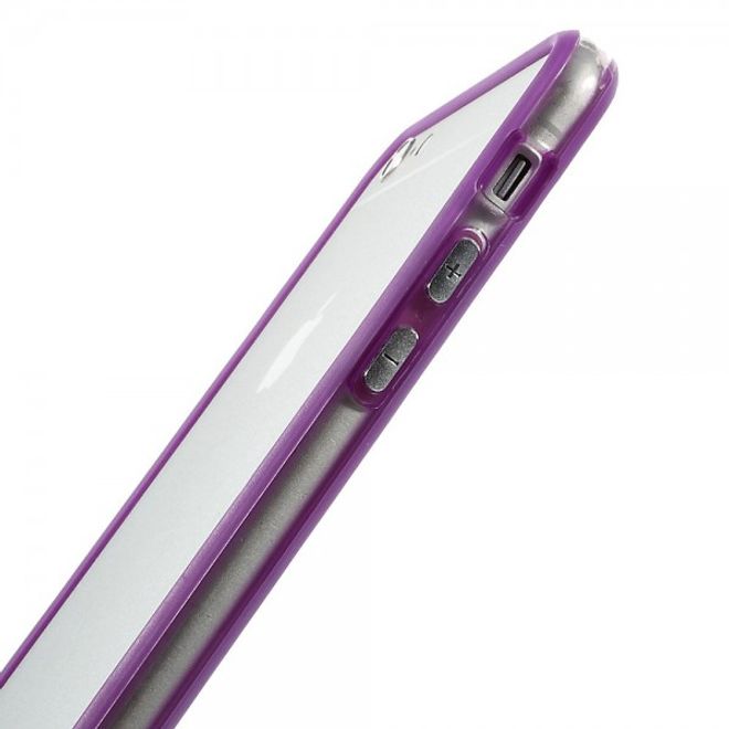 iPhone 6 Plus/6S Plus Schlichter, elastischer Plastik Bumper - purpur
