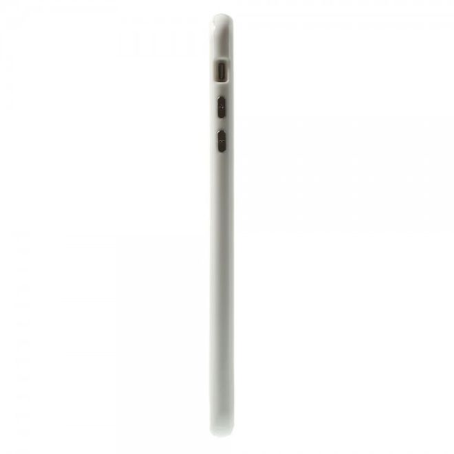 iPhone 6 Plus/6S Plus Leicht glänzender Plastik Bumper - weiss