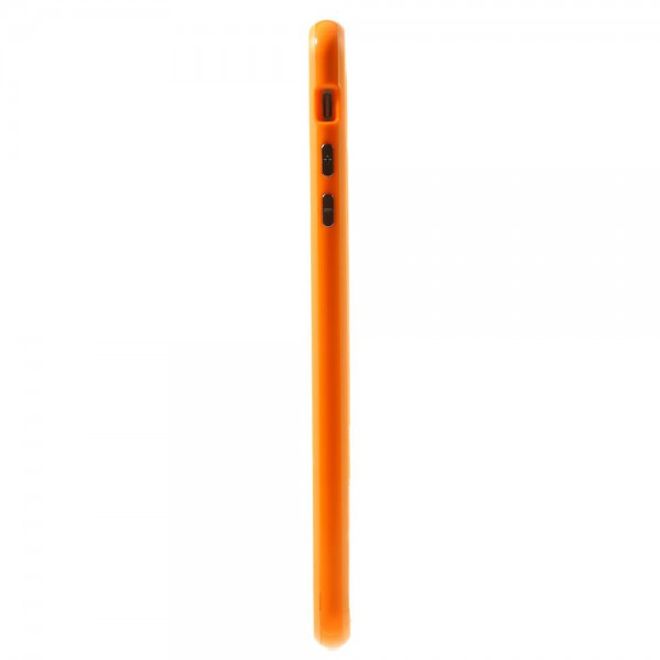 iPhone 6 Plus/6S Plus Leicht glänzender Plastik Bumper - orange
