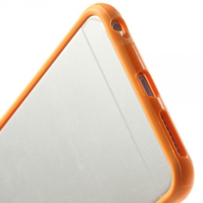 iPhone 6 Plus/6S Plus Leicht glänzender Plastik Bumper - orange